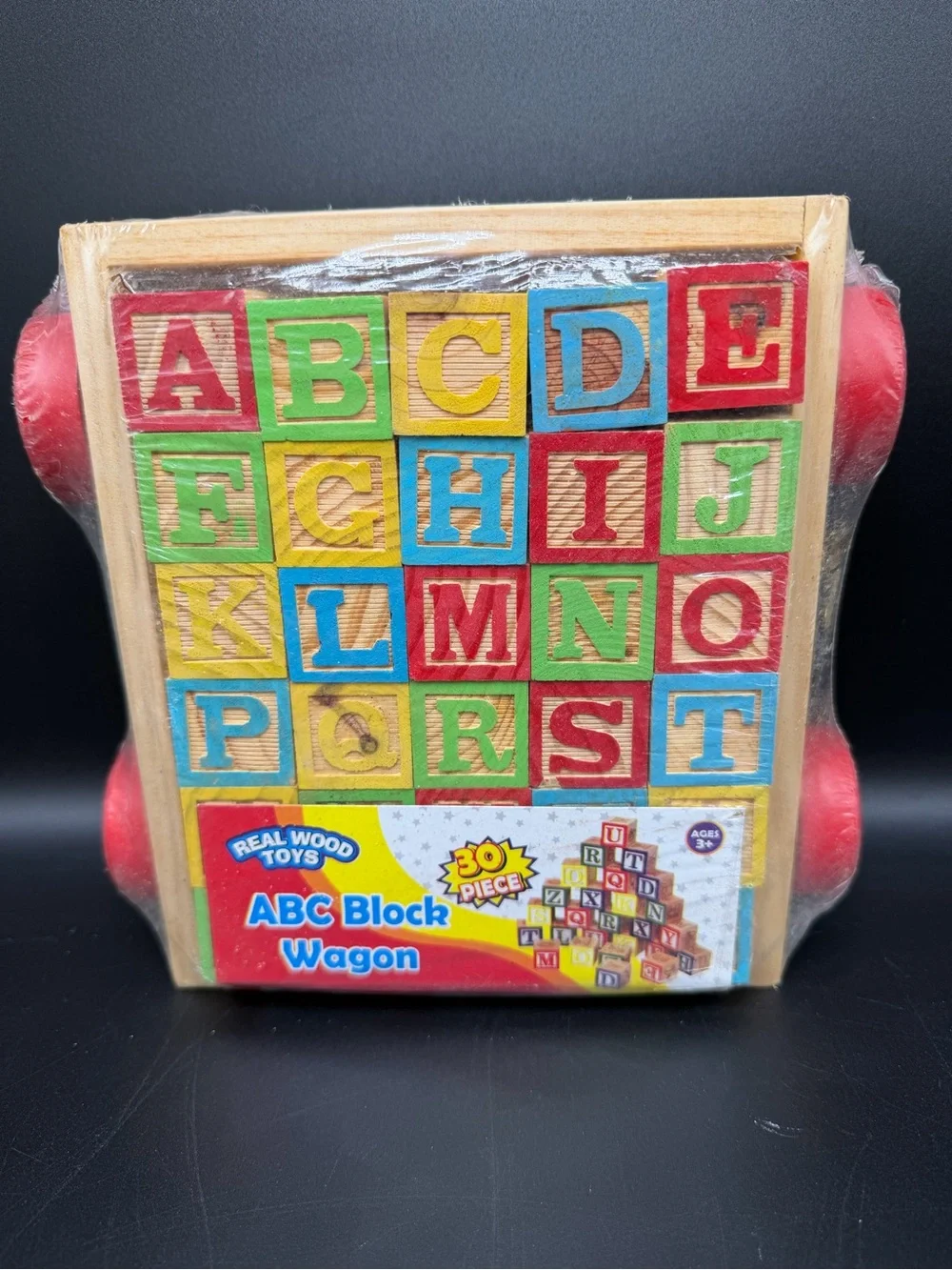 New ABC Stack N' Build Wagon Blocks - 30 Pieces